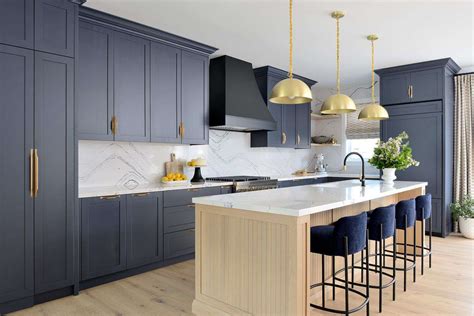 navy kitchen cabinet designs.